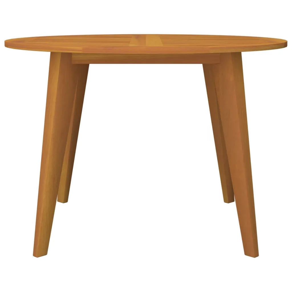 Tavolo da Giardino Ø110x75 cm in Legno Massello di Acacia 310301