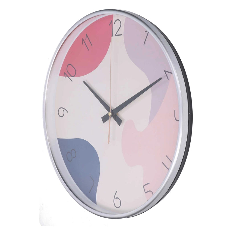 Orologio plastica astratto tondo cm ø35