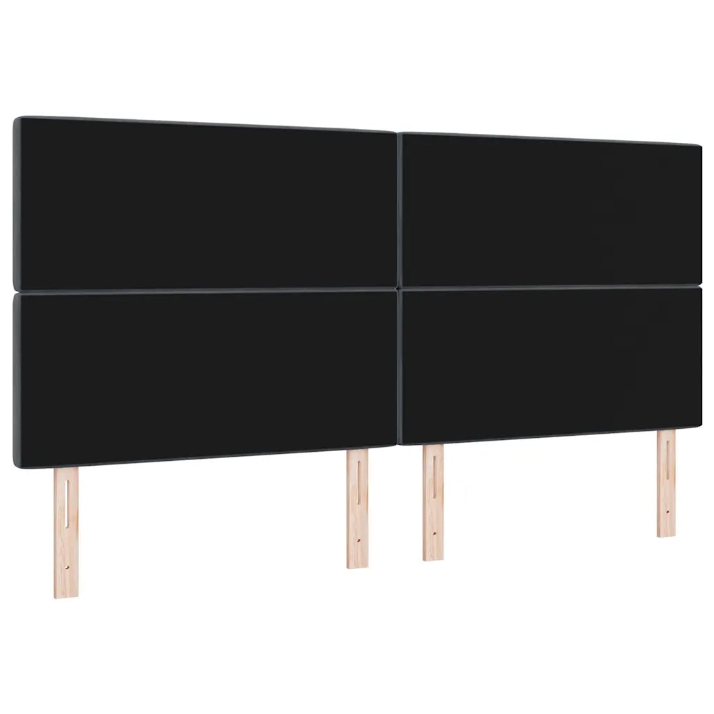 Testiera LED con strisce LED Grigio scuro 200 cm Velluto 3338379