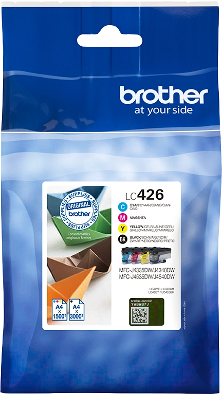 Brother LC-426 Value Pack C/M/Y/BK