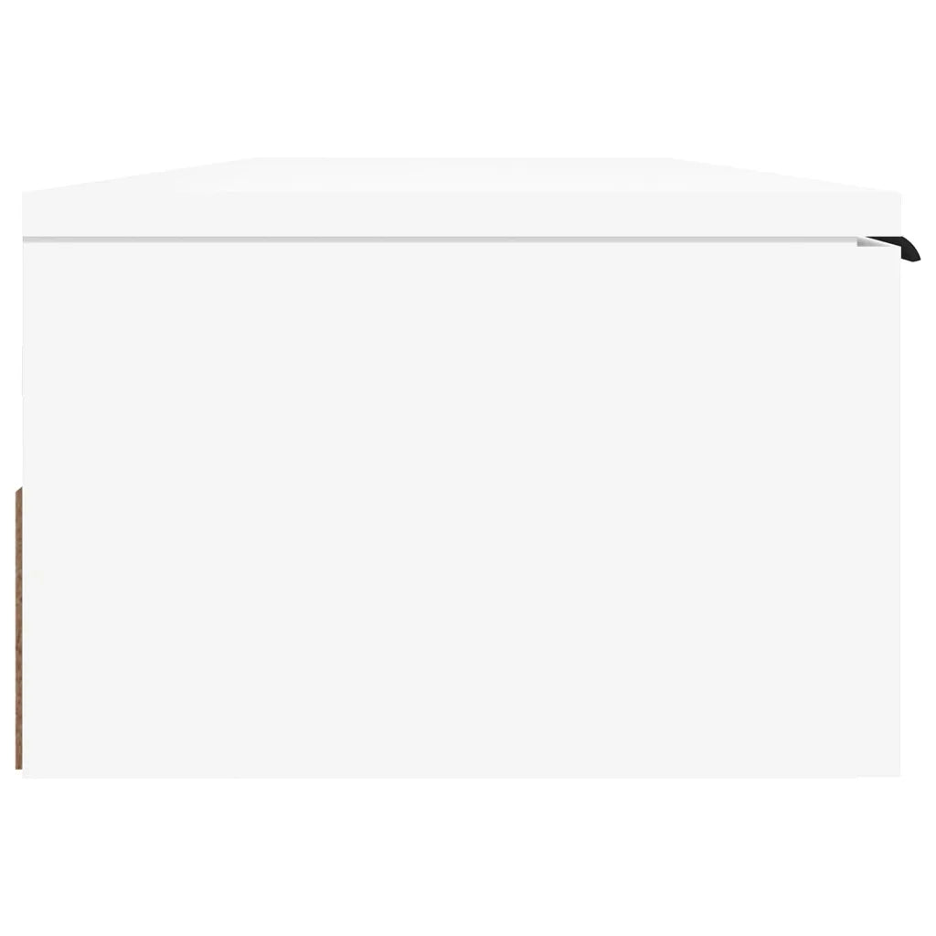 Armadietto a Muro Bianco 102x30x20 cm in Legno Multistrato 811403
