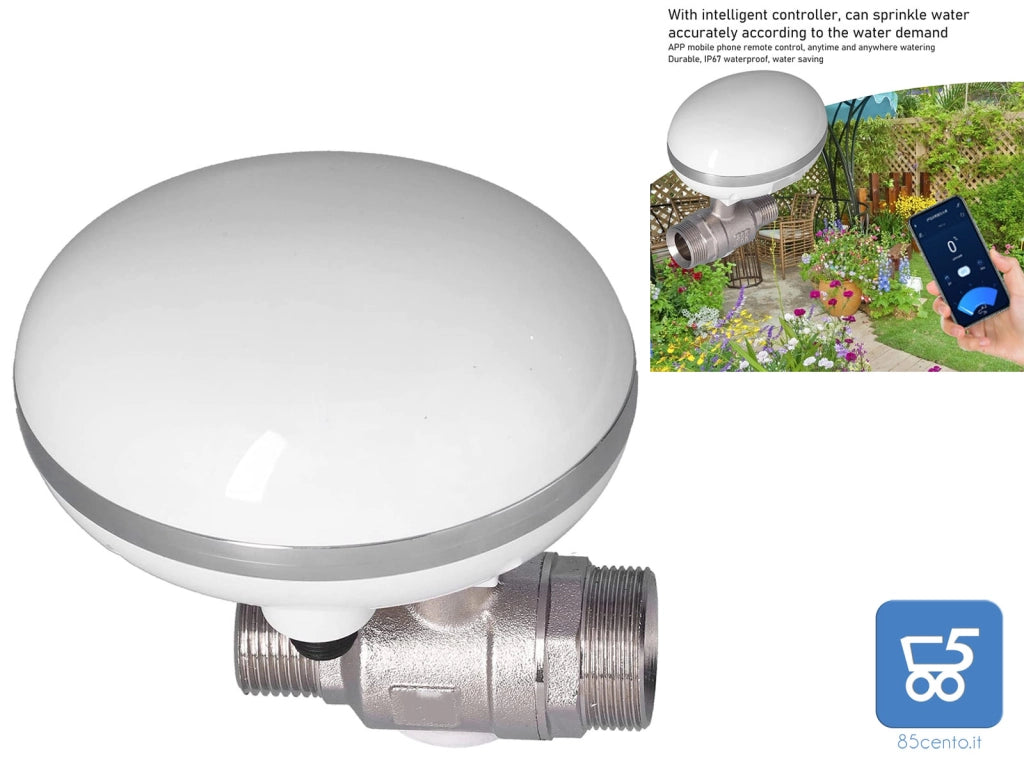 Valvola Idrica Smart Irrigazione Intelligente Automatica per Giardini per Piante Tubo 1/2 Pollice