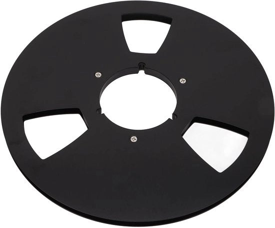 Tape Reel Premium Lege 1/4 Pollici con Alloggio in Alluminio e Eccellente Qualità Audio (Nero)