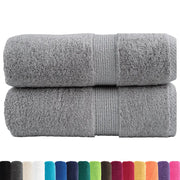 Asciugamani per ospiti Premium SOLUND 2 pz Grigio 30x50 cm 600 g/m² 137302