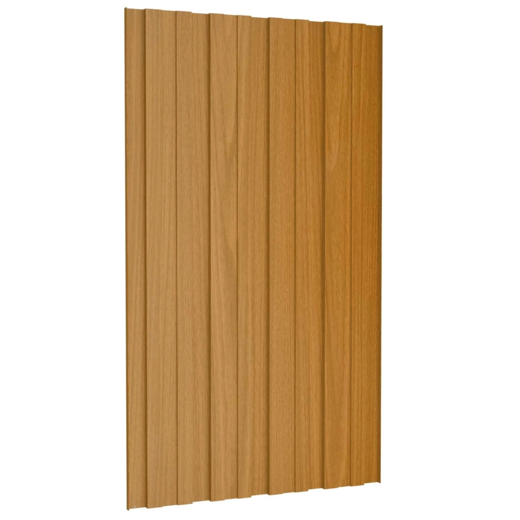 Pannello per tetto 12 pcs Naturale 80 x 45 cm Acciaio zincato 42047117