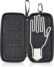 Porta maniglie da golf, scatola di stoccaggio per borse da golf, scatola protettiva rigida con forma per guanti, cassette per accessori e oggetti personali da golf, borsa multifunzionale per golf, regali da golf per uomini e donne