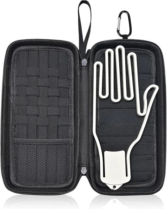 Porta maniglie da golf, scatola di stoccaggio per borse da golf, scatola protettiva rigida con forma per guanti, cassette per accessori e oggetti personali da golf, borsa multifunzionale per golf, regali da golf per uomini e donne