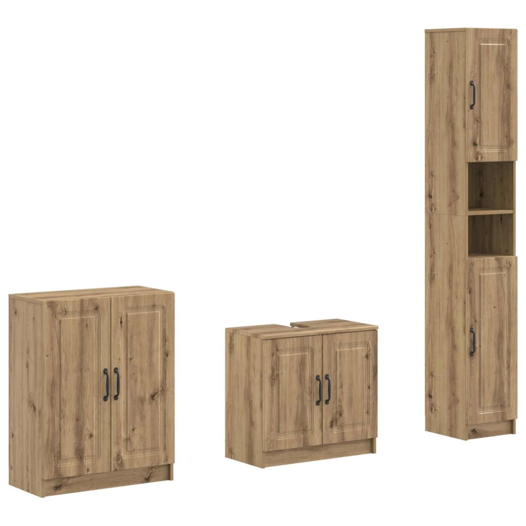Set di armadietti da bagno in 3 pezzi UTRECHT 3417494