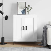Credenza 69,5x34x90 cm in Legno Multistrato Bianco Lucido 830198