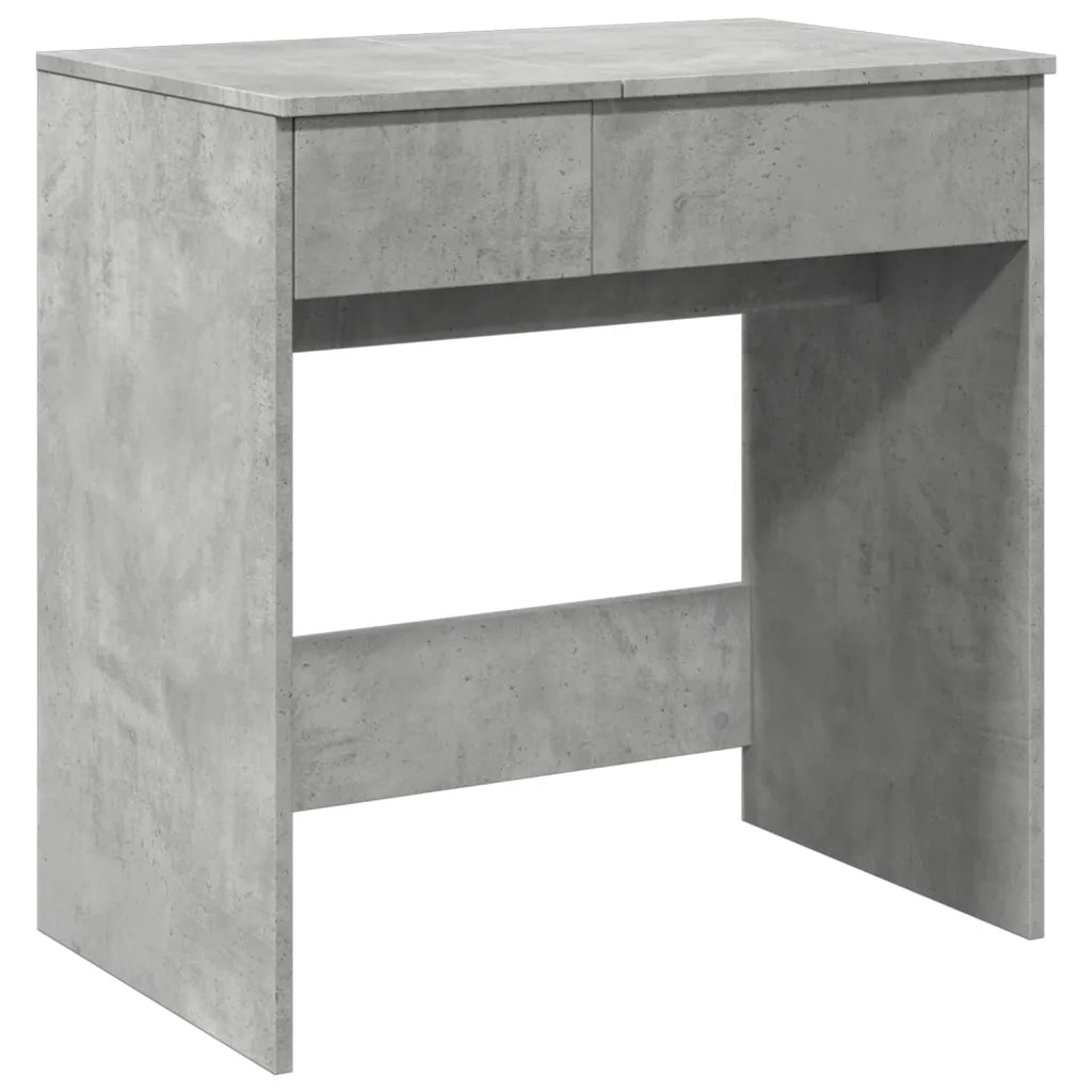 Toeletta con Specchio Grigio Cemento 73x46,5x120 cm