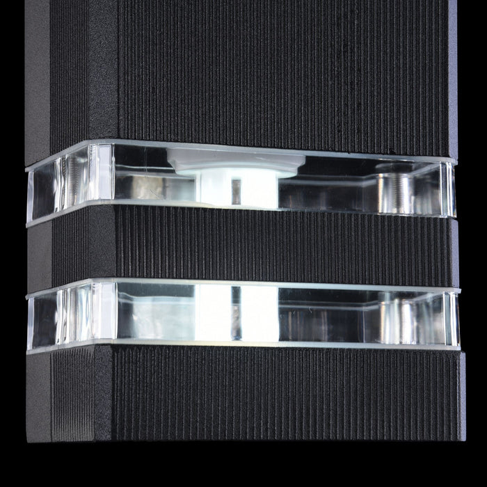 Lampada da parete Outdoor in Alluminio Unter den Linden Nero