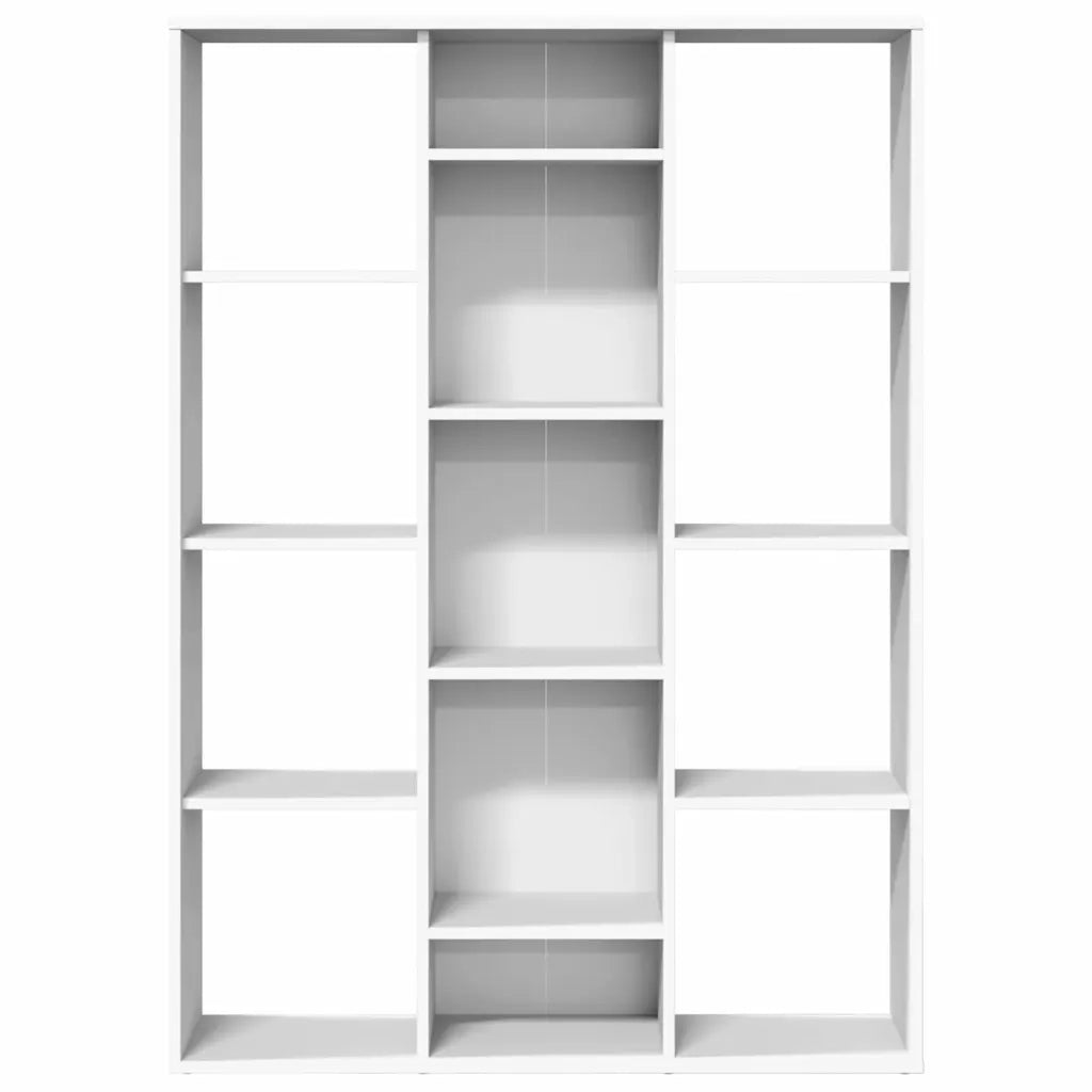 Libreria/Divisorio Ambienti | Divider per stanze | Paravento Bianco 100x24x140 cm in Legno Multistrato