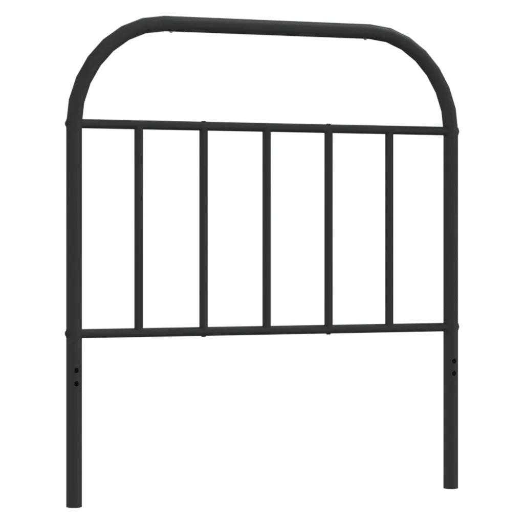Testiera | Testata di Ricambio in Metallo Nero 80 cm