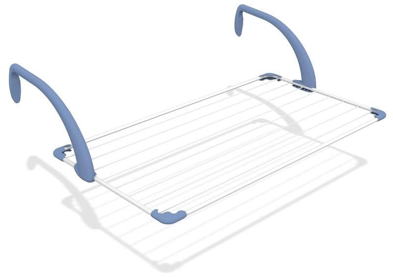 Stendibiancheria DA BALCONE GIMI BREZZA IN ACCIAIO VERNICIATO BRACCI REGOLABILI CM.110X56