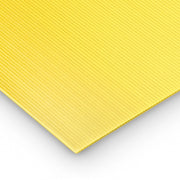 Polipropilene alveolare-polionda, colore Giallo, 100 x 50 cm