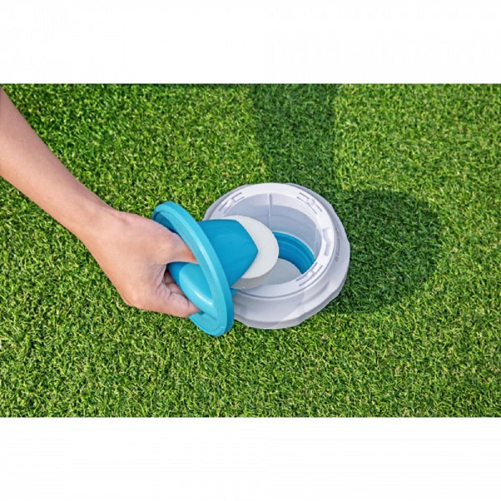 Trade Shop - Galleggiante Chimico Dosatore Cloro Pieghevole Guanto Protettivo Piscina 58668 -