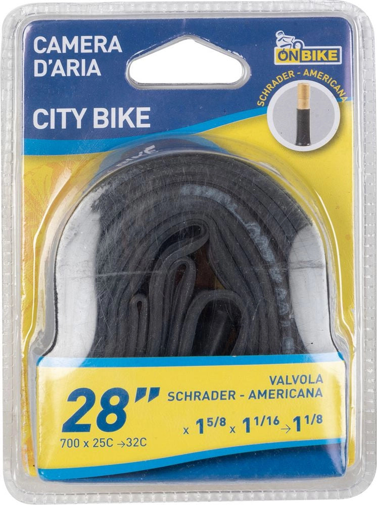 Camera dâ€™Aria 28â€ con Valvola Schrader per MTB e City Bike Adulti
