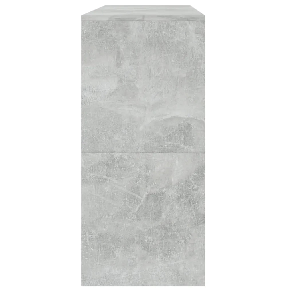 Tavolo Consolle Grigio Cemento 100x35x76,5 cm in Truciolato 809840