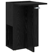Tavolino | Tavolo laterale Rovere Nero 35 x 40 x 55 cm Legno multistrato