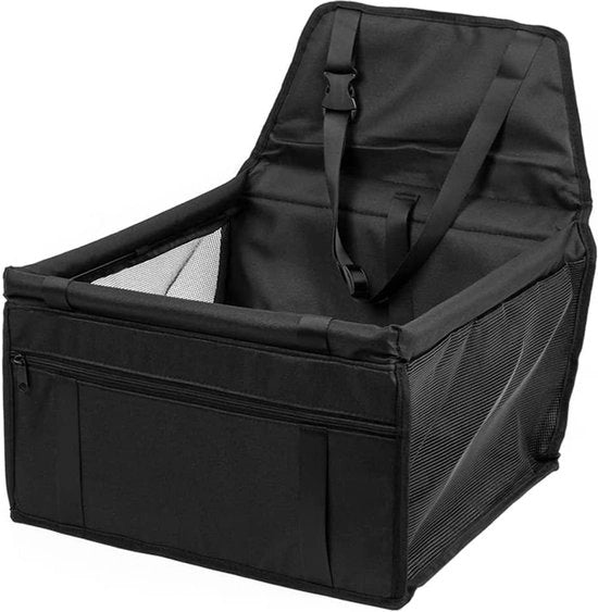 Autostatoletto per cani pieghevole con cintura di sicurezza - Design respirabile e impermeabile per cani di piccola a media taglia - Copertura autostatoletto 40 x 34 x 25 cm