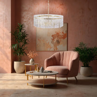 Lampada Cristal App1779-cp 60cm Gold