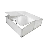 Tenda da serra per piante fiori e ortaggi con 4 coperchi 108 x 110 x 41 cm Trasparente 02_0044657