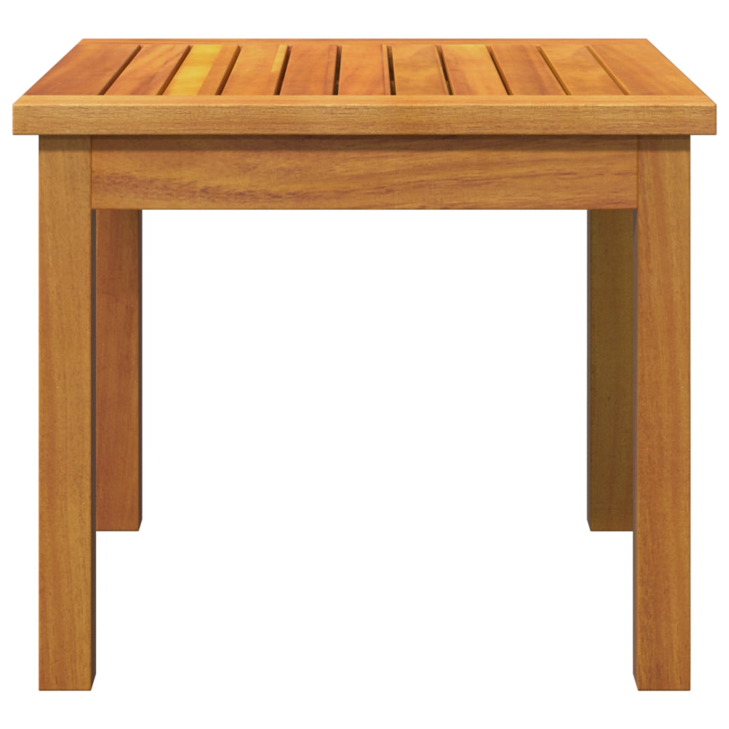 Tavolino  45x45x38 cm in legno massello di acacia
