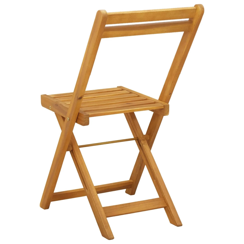 Sedie da giardino pieghevoli 4 pcs Naturale 40 x 53 x 80 cm 42028096