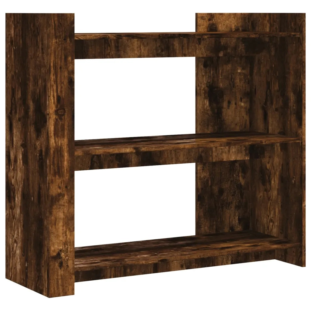 Tavolino Consolle | Tavolo d'Ingresso Rovere Fumo 100x35x90 cm in Legno Multistrato