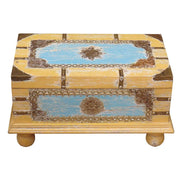 Baule in legno marrone 50x28x27h