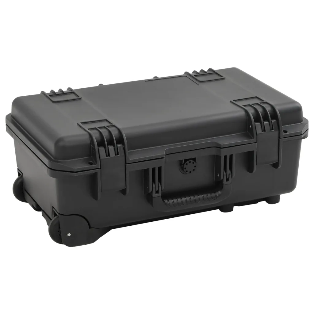 Valigetta da Volo Portatile Nera 55x35x22,5 cm in PP CFW4976214