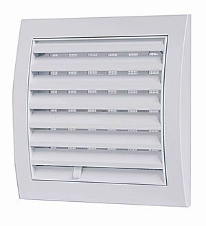 griglia aerazione abs con chiusura e rete 190x190 cod:ferx.57563