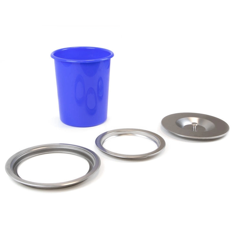 Contenitore per la raccolta differenziata Recycle Altezza Recycle 266 mm, 1x15 lt, Grigio antracite Tecnoplastica