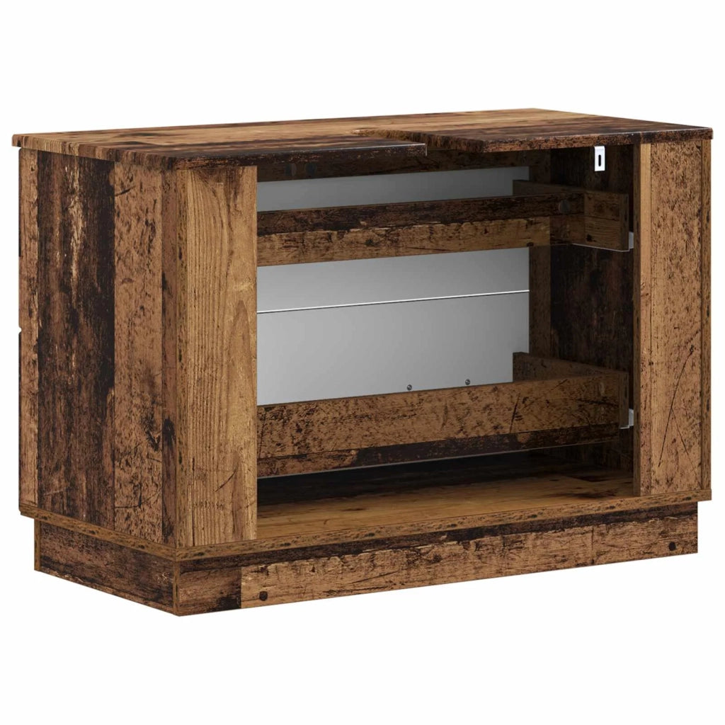 Armadio per Lavabo da Bagno HOORN Legno antico 82 x 41 x 56 cm 897243