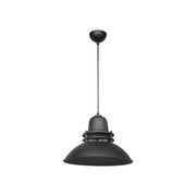 Lampada a sospensione Tibet ASZ0871 nera stile industriale EFFEZ