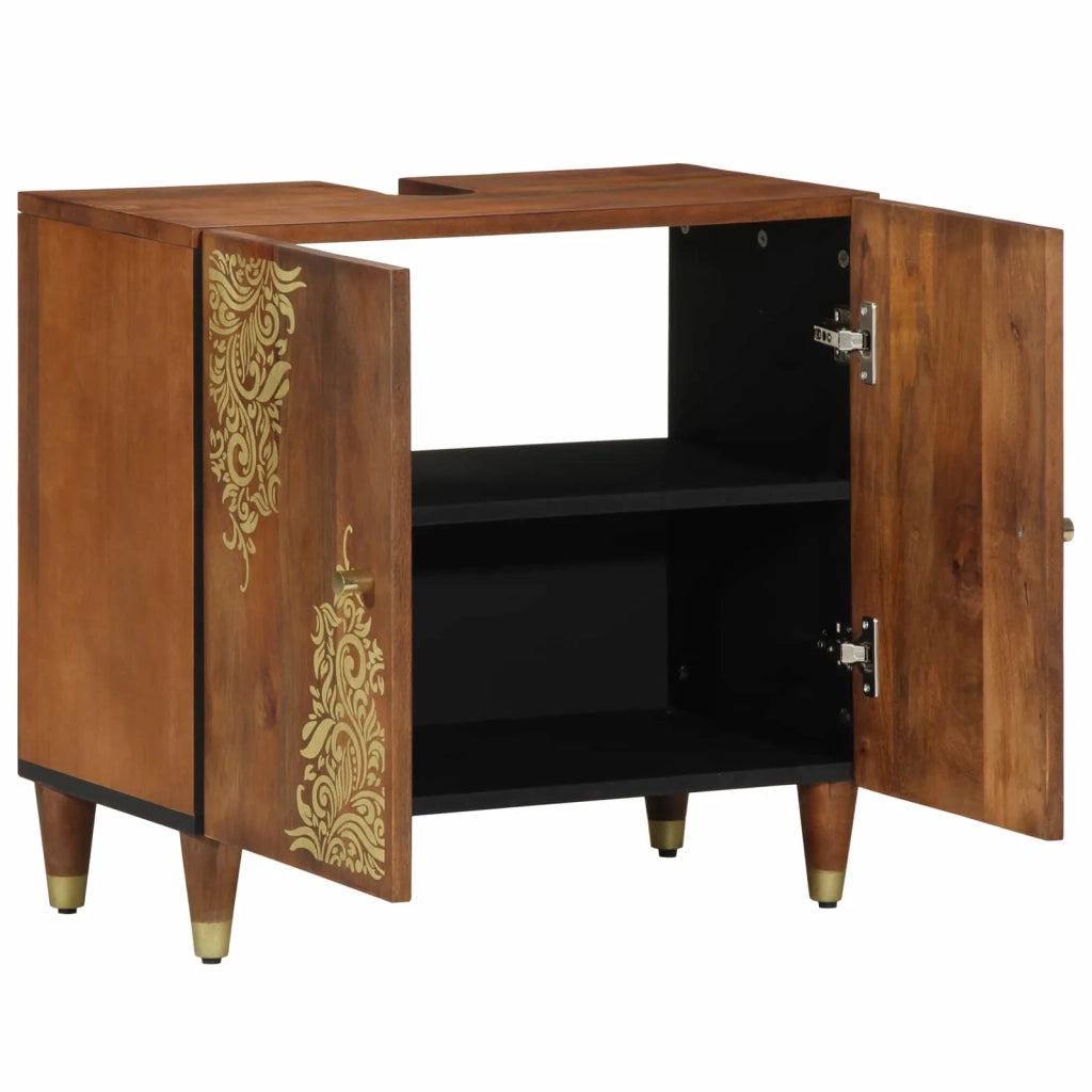 Armadio sottolavello con porta Marrone miele 62 x 33 x 58 cm 4018755