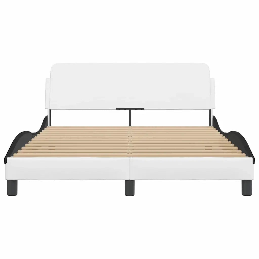 Giroletto Dover Bianco e Nero 140x190 cm in Similpelle 373184