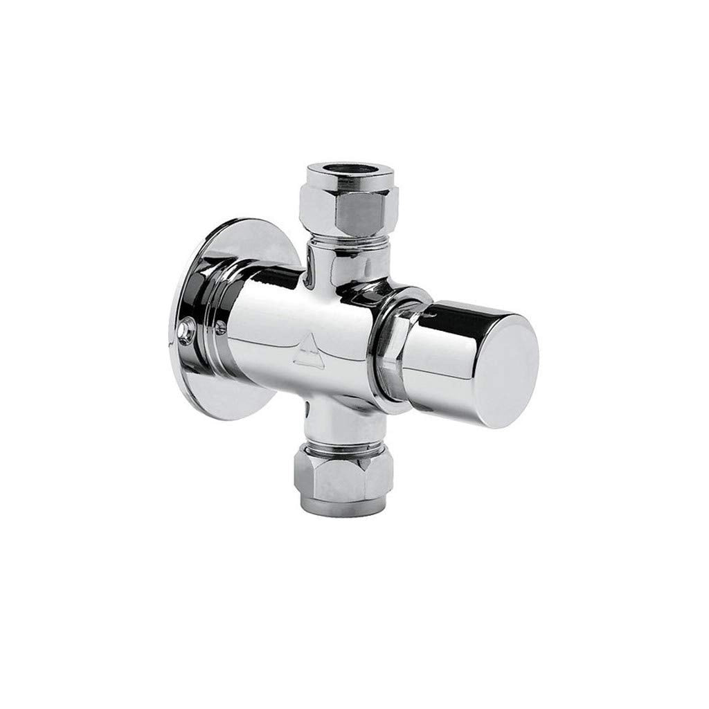 Rubinetto montaggio esterno doccia da parete con comando pulsante Idral 08130/E