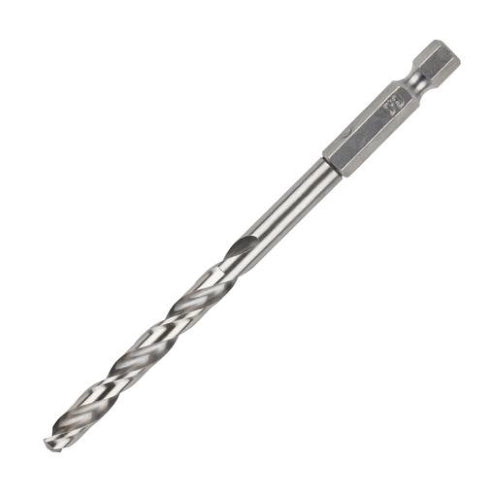 WOLFCRAFT PUNTA PER METALLO HSS RETTIFICATA, CODOLO ESAGONALE Ø 6MM