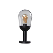 Paletto luce da giardino nero E27 15W Liego Kanlux
