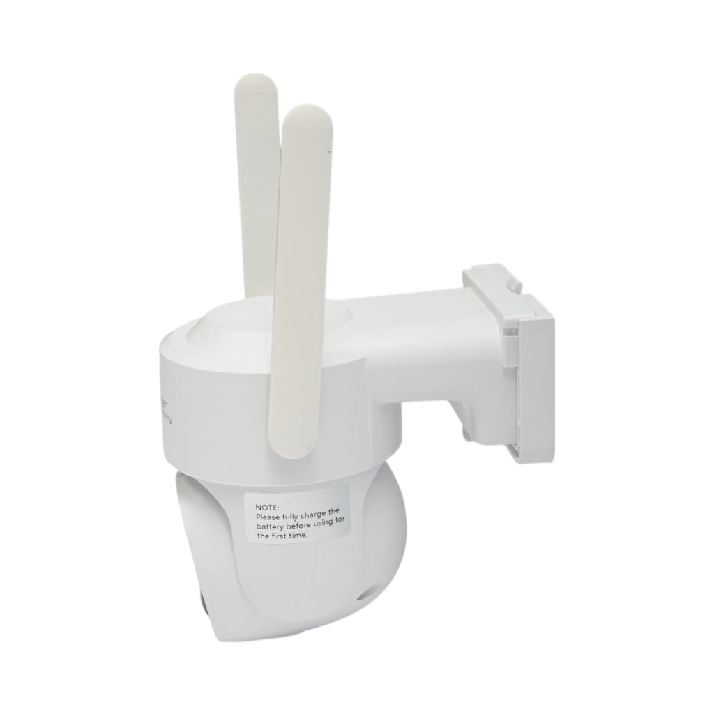 Telecamera di sorveglianza con lente doppia 3 MP, 4G, WIFI 2.4 GHz, pannello solare, batteria da 9.000 mAh, controllo PTZ, rilevamento umano PIR, visione notturna e applicazione Ubox