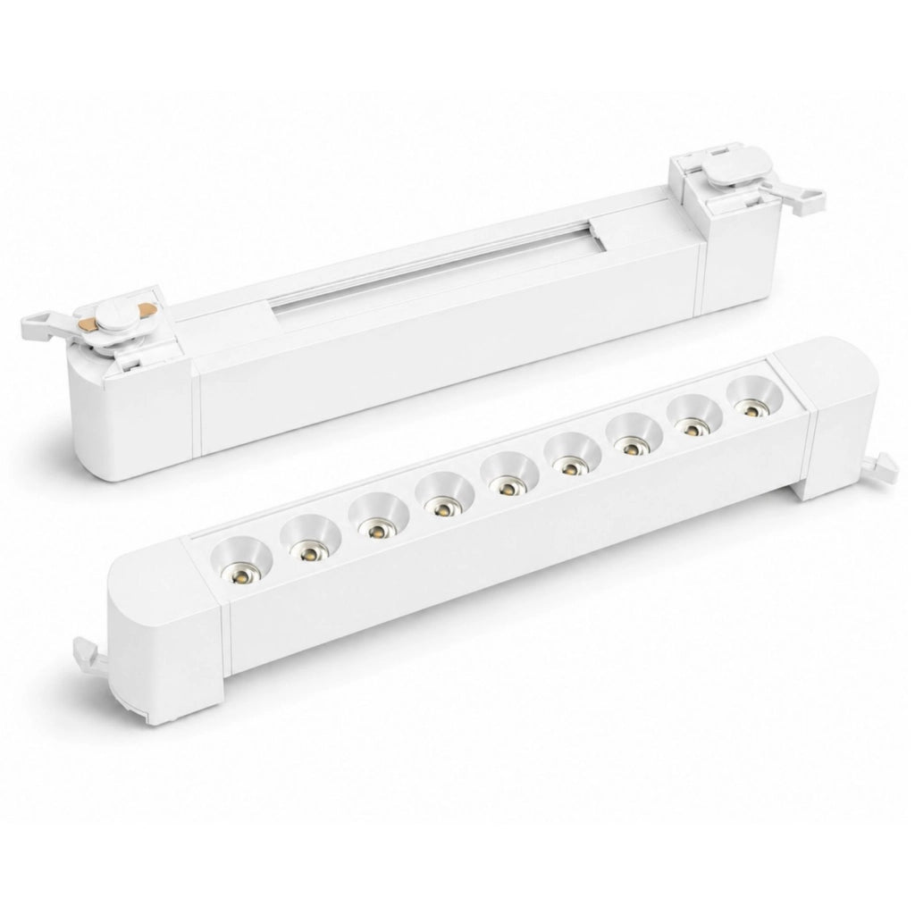 Faro Led Binario Monofase, Bianco Lineare 34cm 18W 1800lm 24° Orientabile, Disponibili 3000K 4000K (Bianco Neutro 4000K)