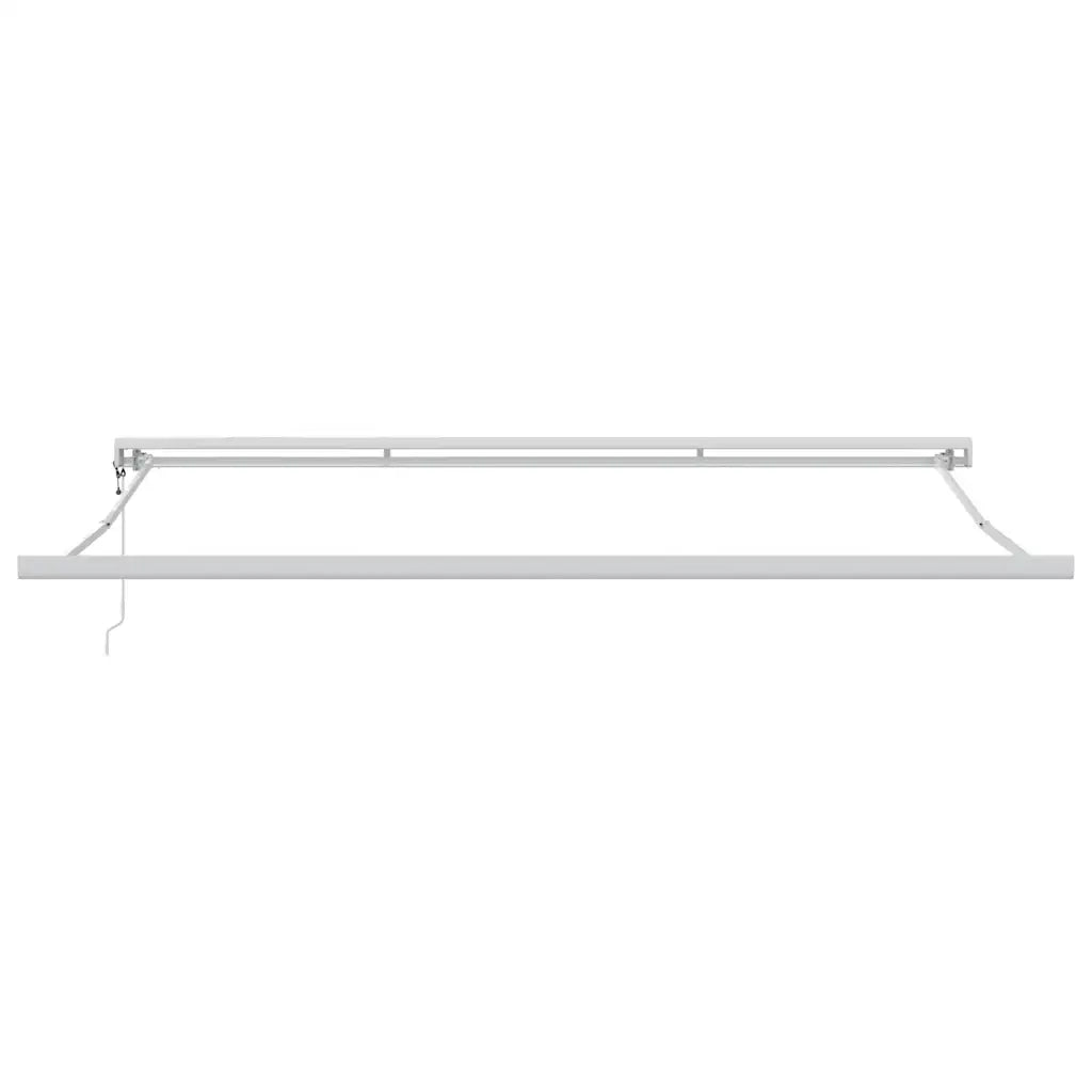 Tenda retrattile Antracite e Bianco 450 × 300 cm 3216136