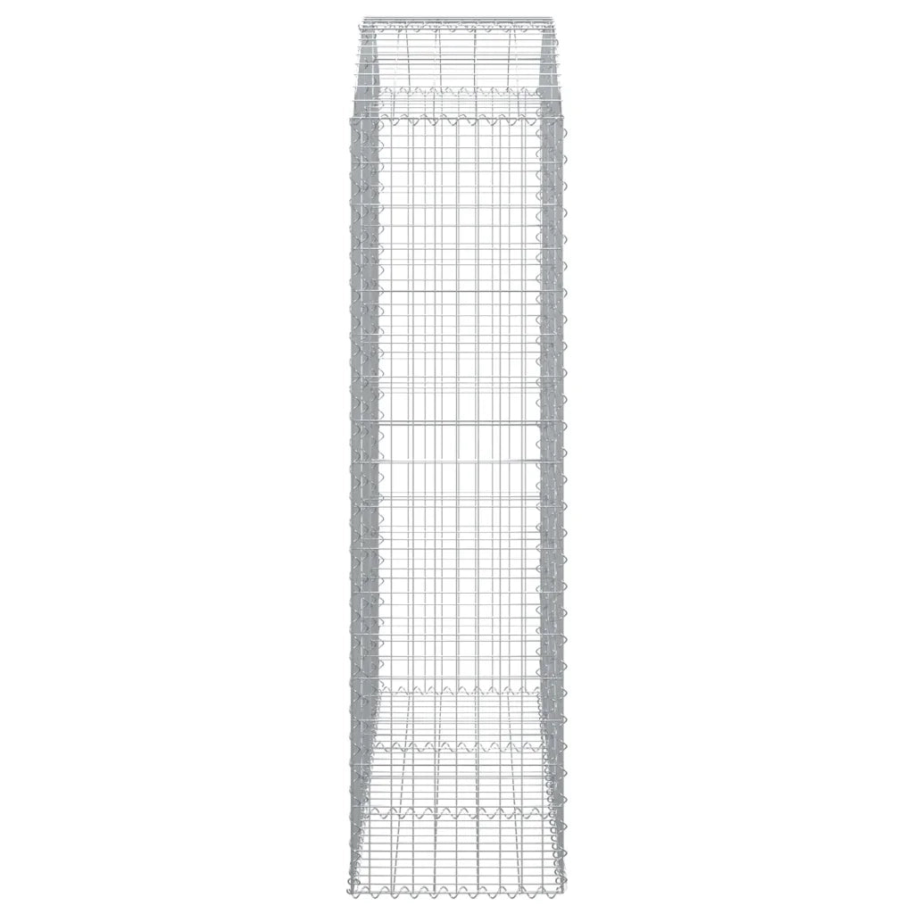 Cesto Gabbione ad Arco 150x50x180/200 cm Ferro Zincato 153459