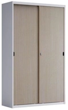 Armadio in metallo per archiviazione documenti da ufficio cm. 120x45x200h