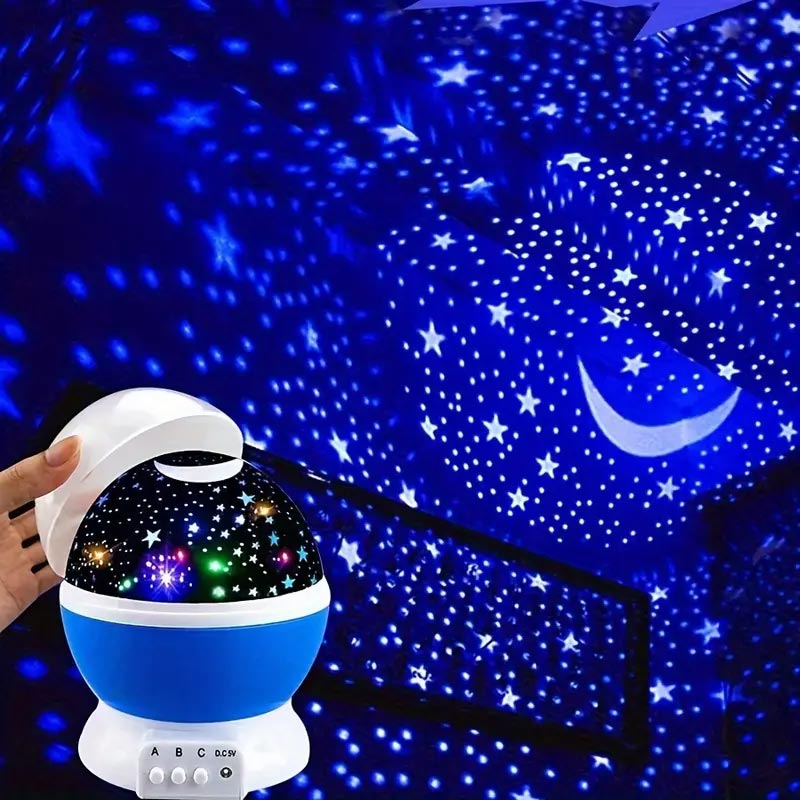 Proiettore di Luci e Stelle Atmosfera Galassie Colore Blu Luce Cameretta