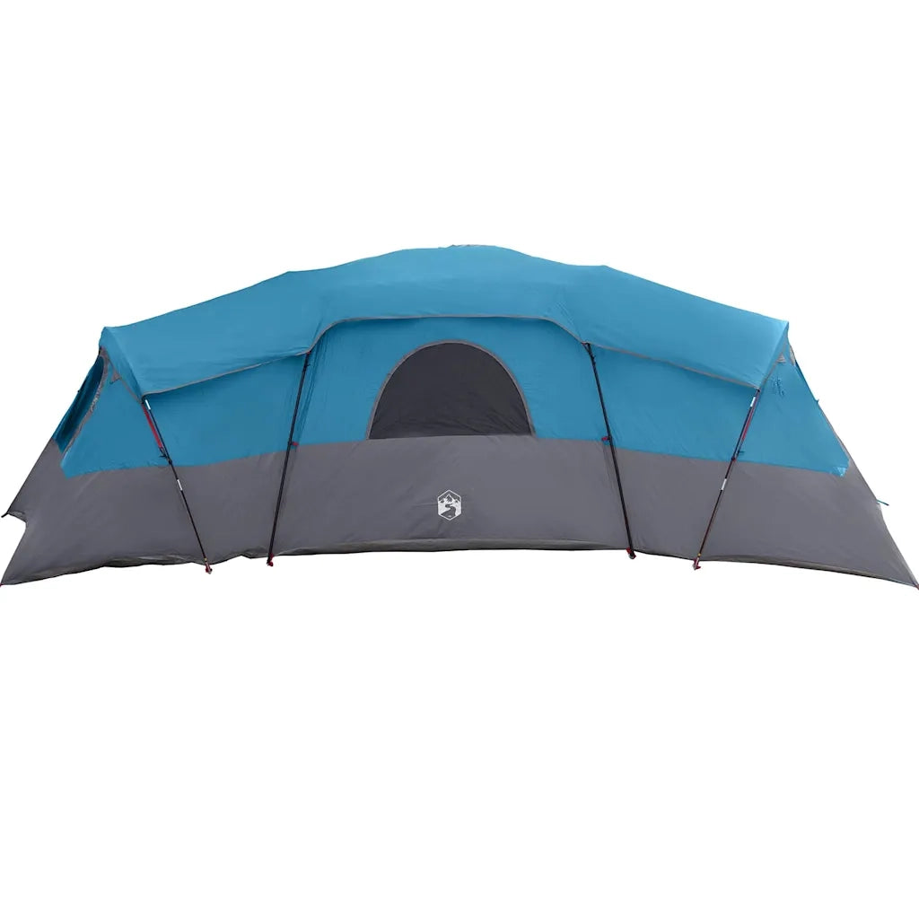 Tenda Familiare con tetto-Tenda da campeggio Blu 762 x 655 x 218 cm taffet¨¤