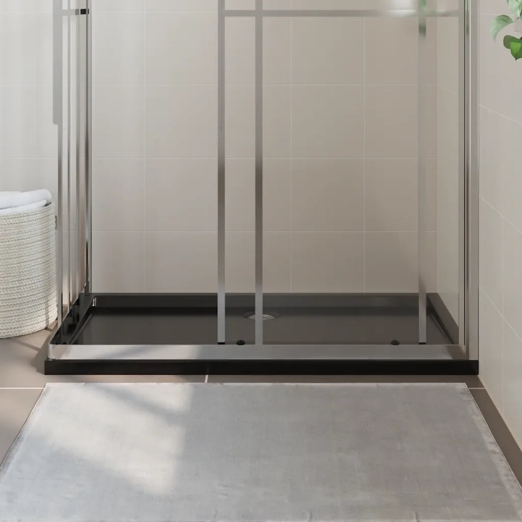 Piatto Doccia in ABS Rettangolare Nero 70x120 cm CFW9780502