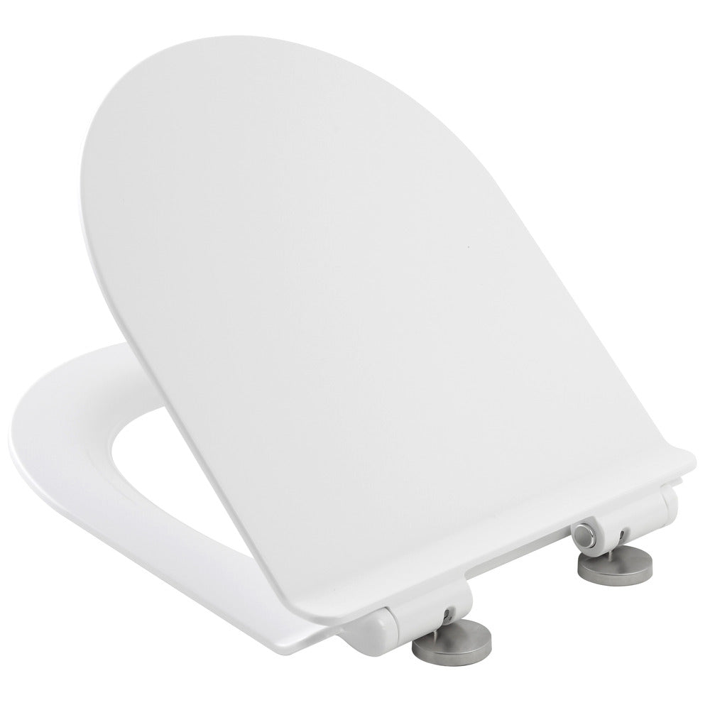 Copriwater Linea Q Feridras Chiusura Rallentata Cerniere a Scatto Tondo