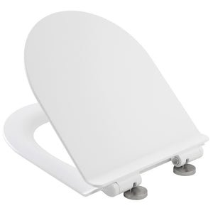 Copriwater Linea Q Feridras Chiusura Rallentata Cerniere a Scatto Tondo